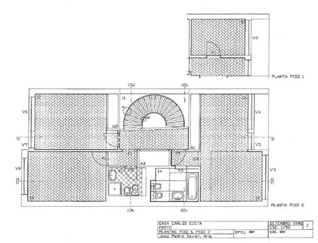 Planta Piso 1 e 2