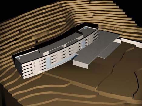 Modelo 3D do Aparthotel