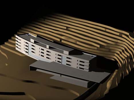 Modelo 3D do Aparthotel